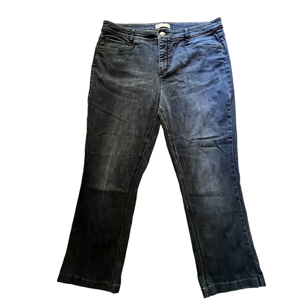 J.Jill‎ Size 16 Denim Jeans Smooth Fit Barely Boot Cut (G-660)